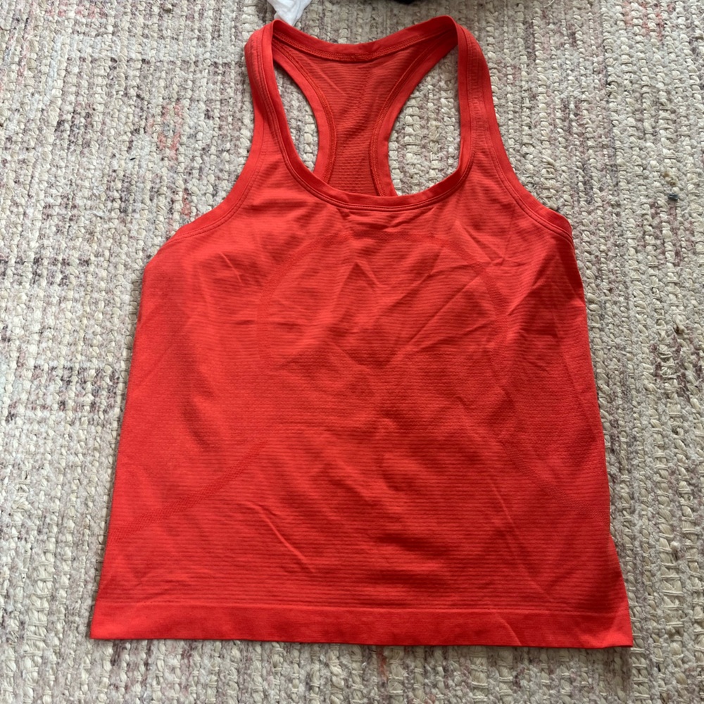 Coral Color Lululemon tank top
